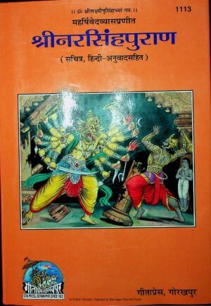 नरसिंह पुराण इलस्ट्रेटेड विथ हिंदी ट्रान्सलेशन्स गीता प्रेस गोरखपुर | Narasimha Puran Illustrated With Hindi Translations Gita Press Gorakhpur by 